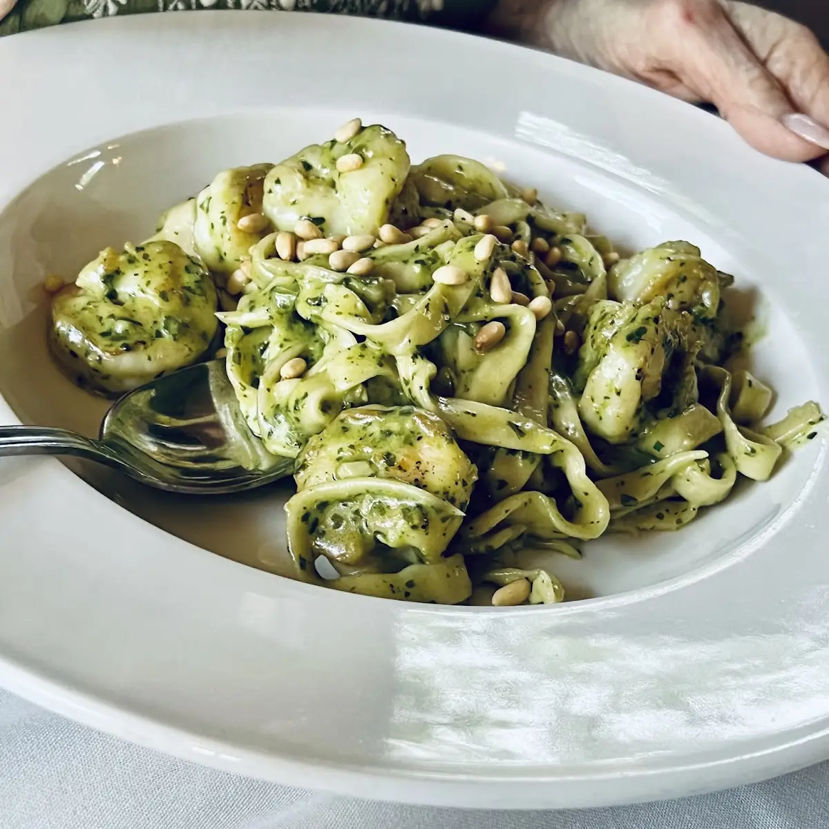 Home Made Pasta with Shrimp