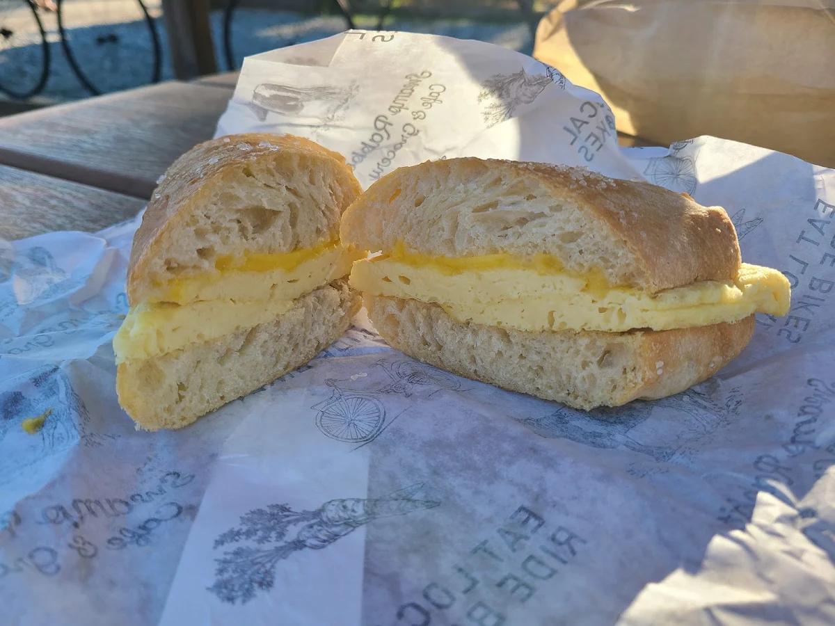 Vegan Egg & Cheese Sandwich
