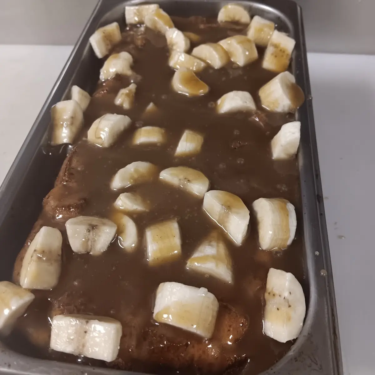 Banana Foster's Bread Pudding