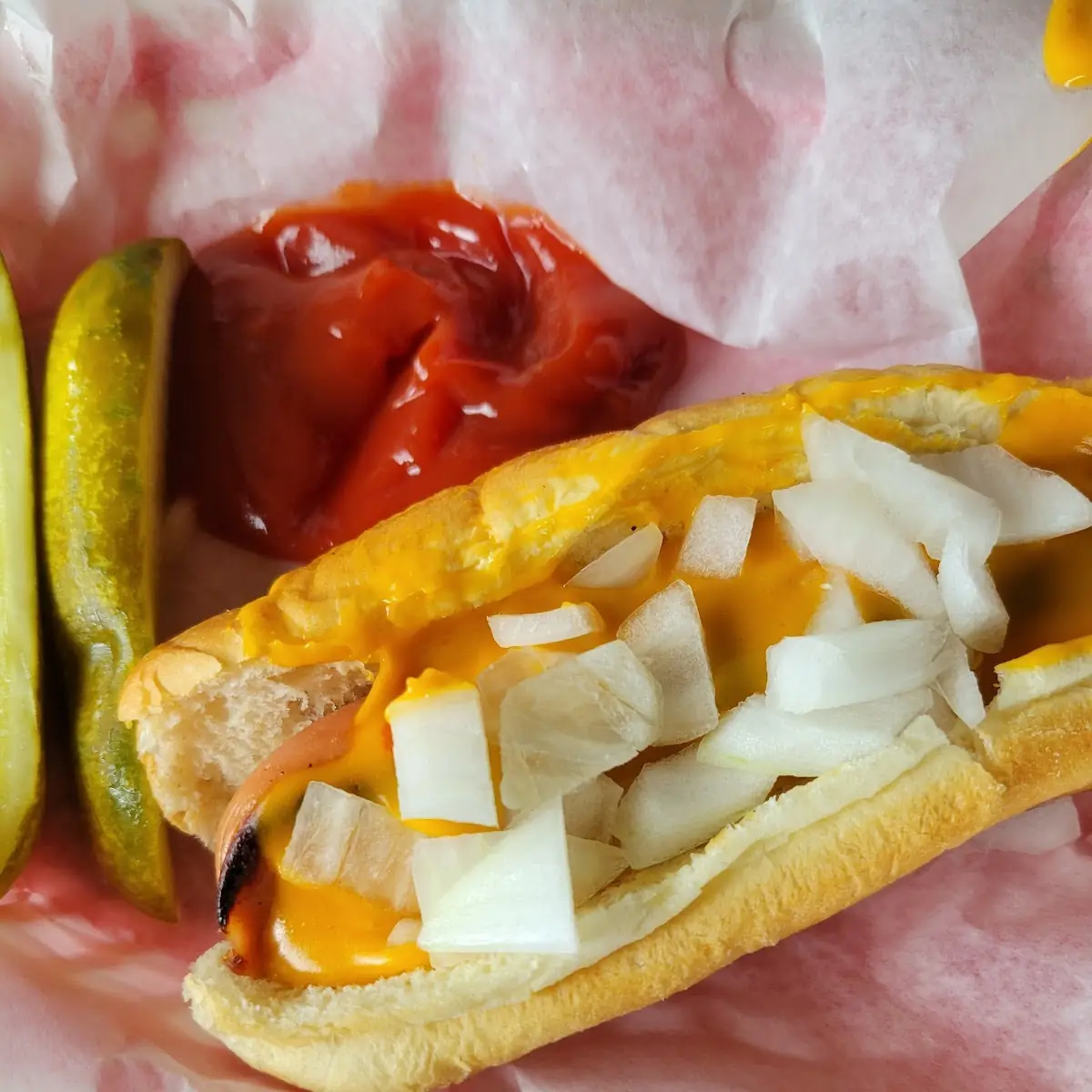 Hot Dog with Cheese