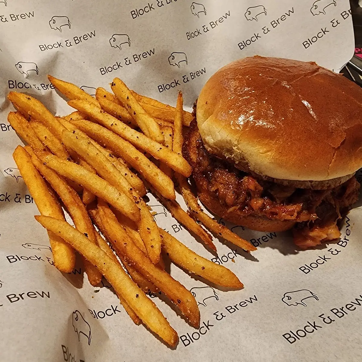 Pulled Pork and Fries