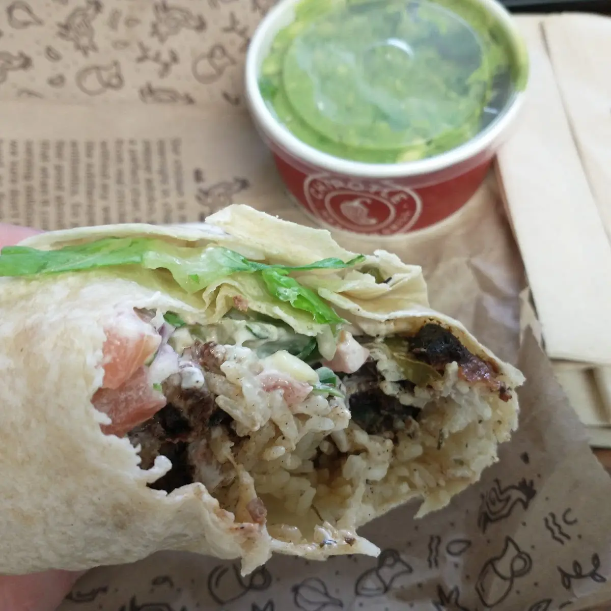 Smoked Brisket Burrito