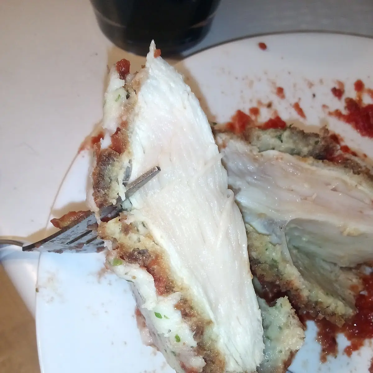 Raw Chicken Parmesan