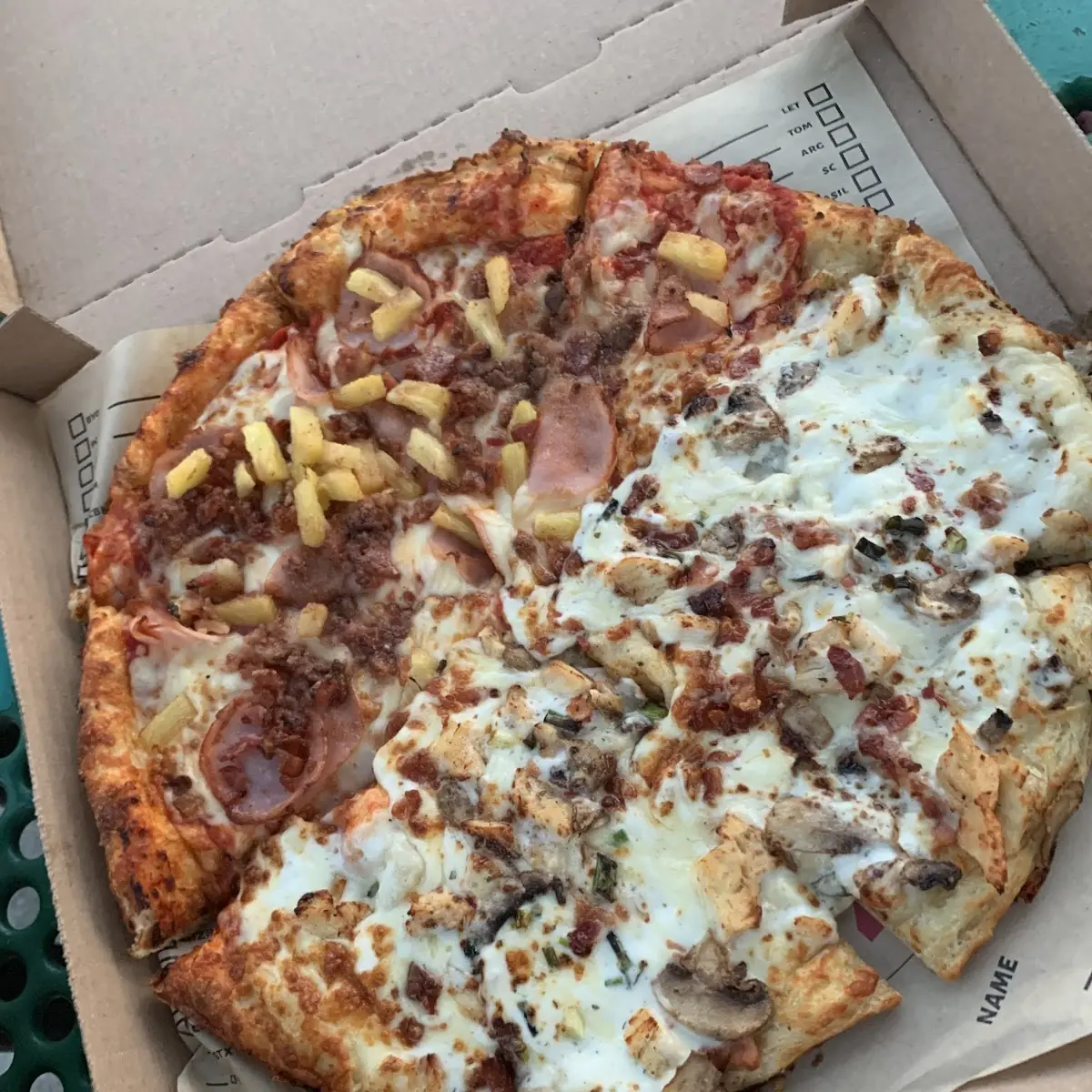 Mix Hawaiian Chicken Bacon Ranch