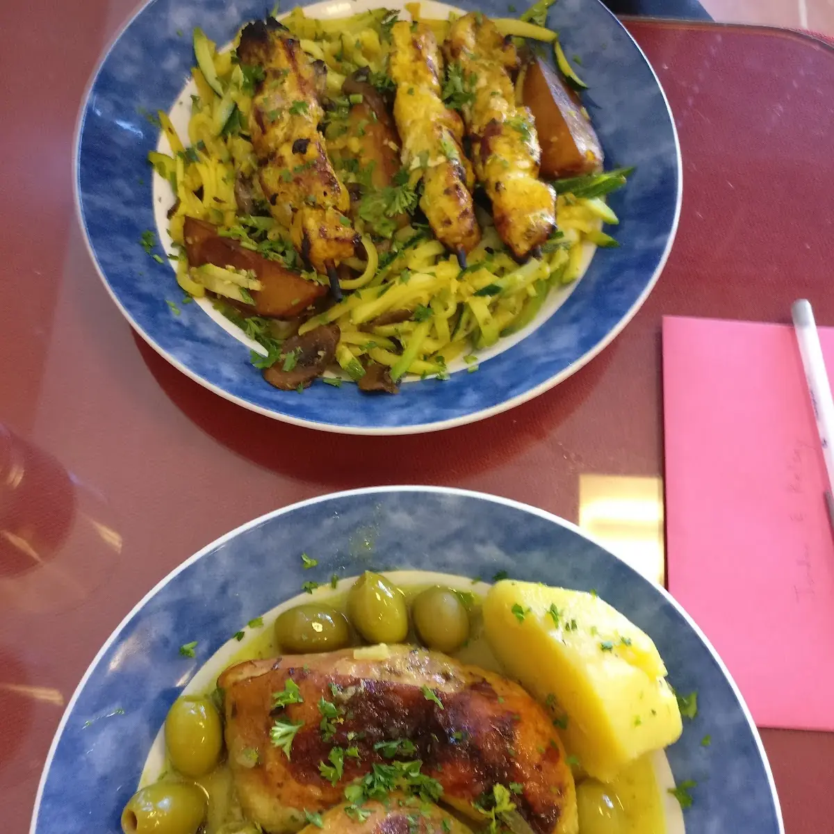 Chicken Kebab Plate Chicken Tagine