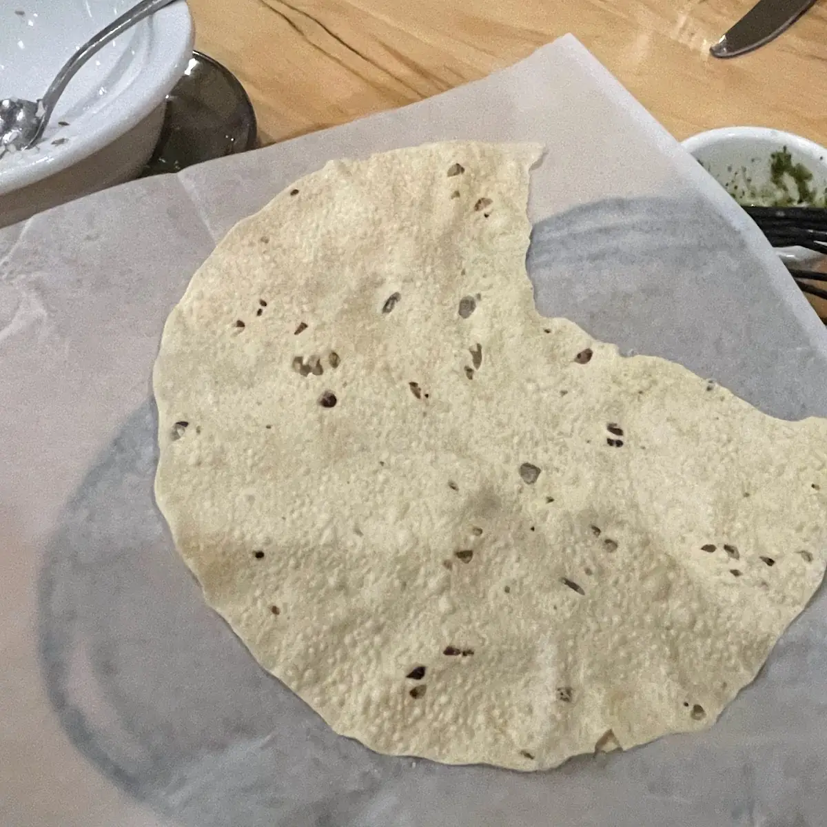 Flat Bread with Spinach
