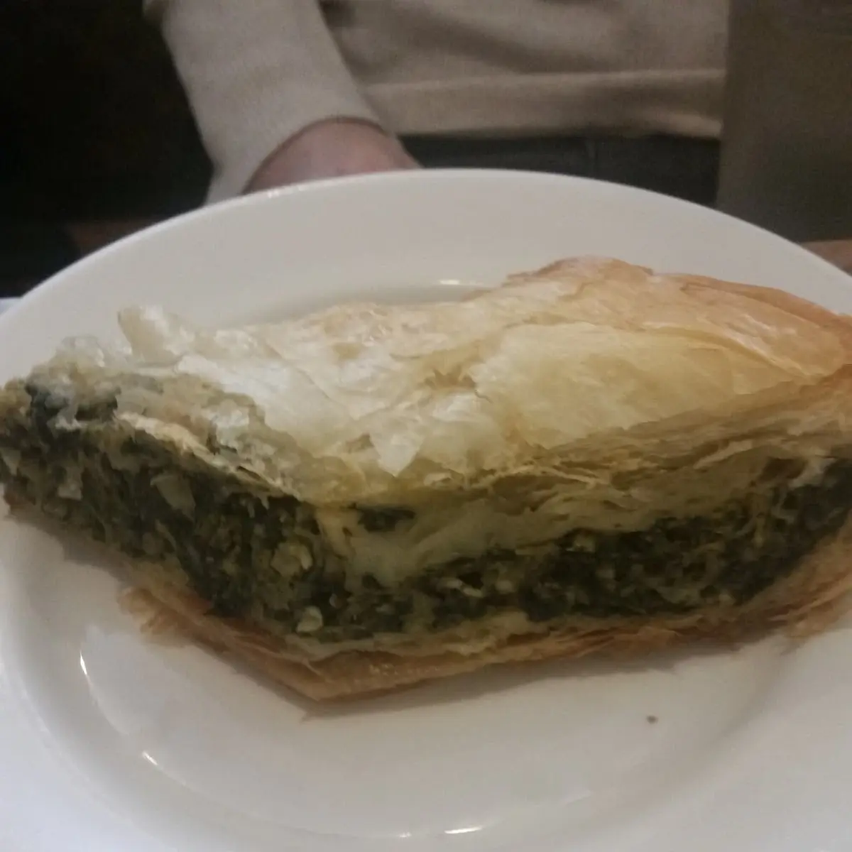 Spinach Pie with Greek Salad