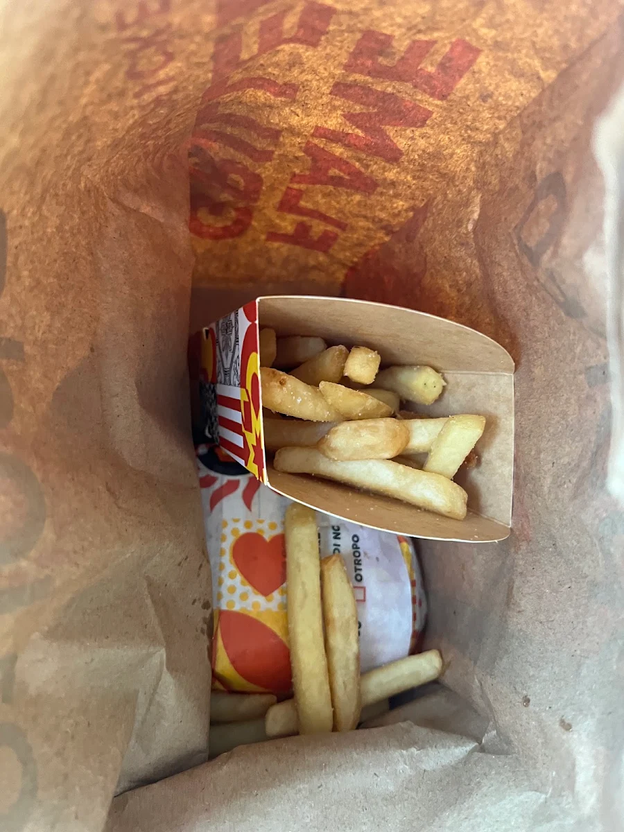 Bondi Burger Meal, Oporto Tarneit Drive Thru