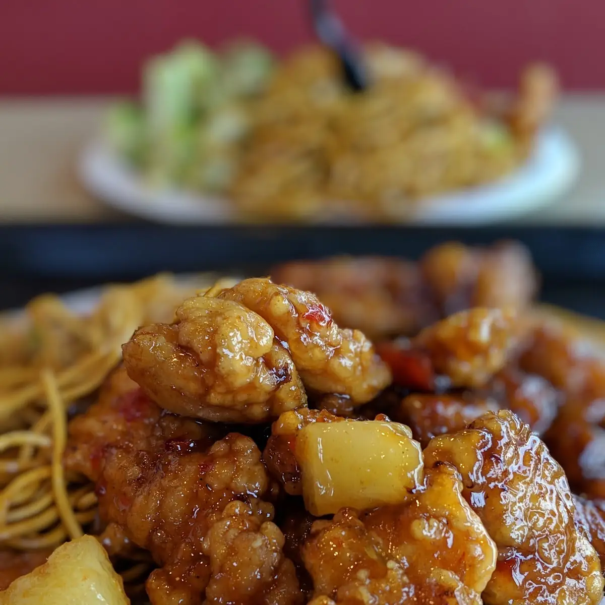 Orange Chicken Chow Mein