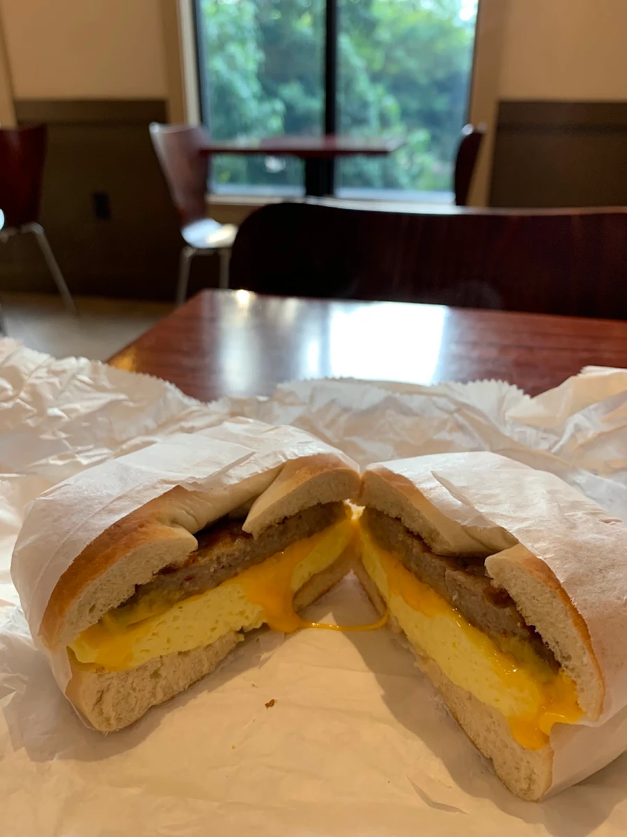 Sausage Egg and Cheese Bagels