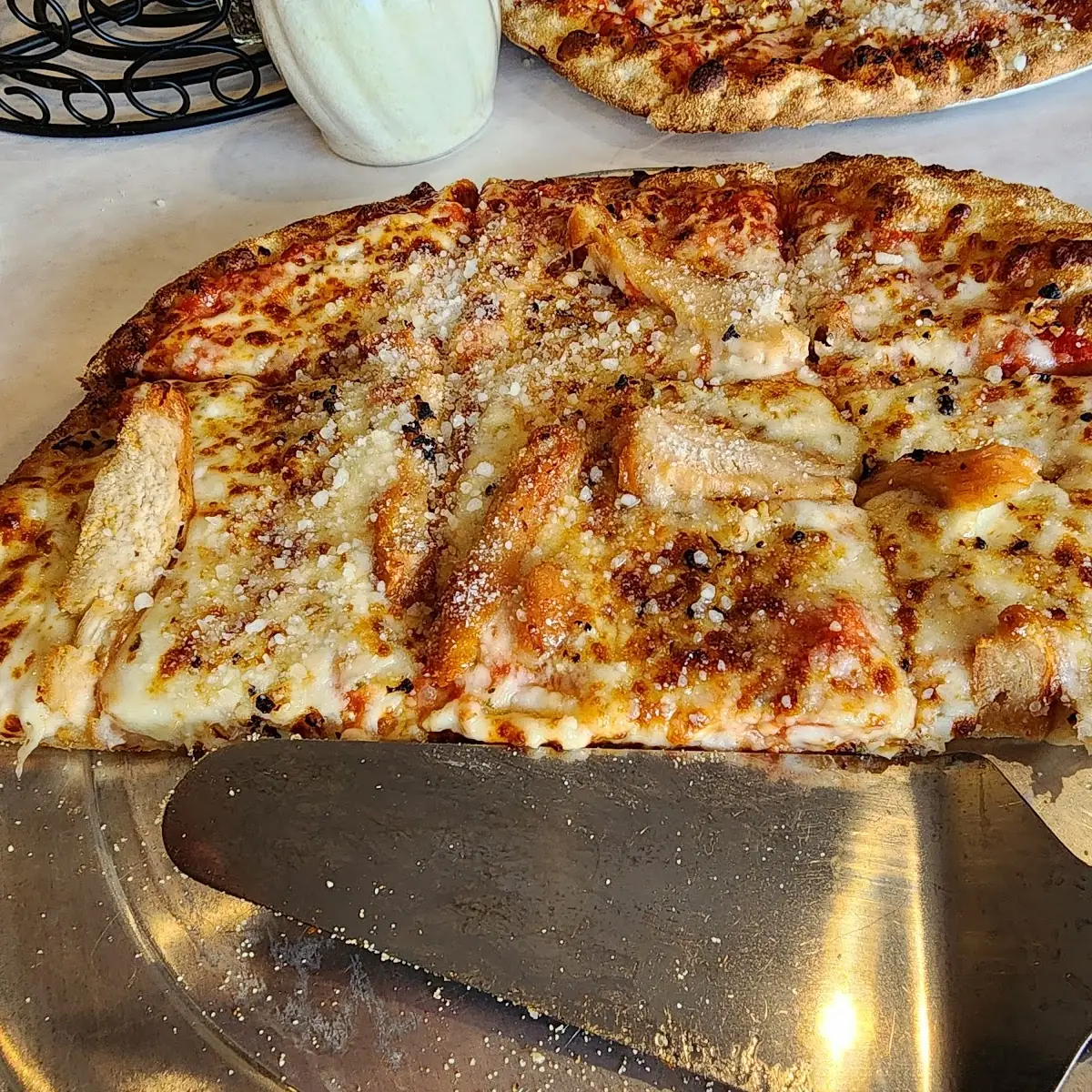 Chicken on Pizza