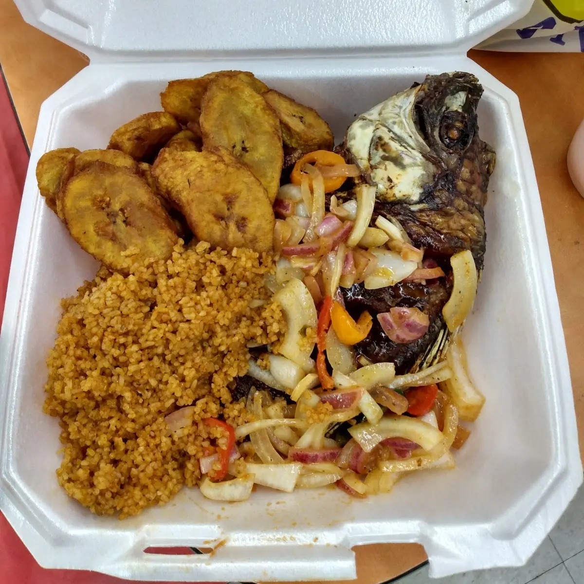Fish and Fried Plantains