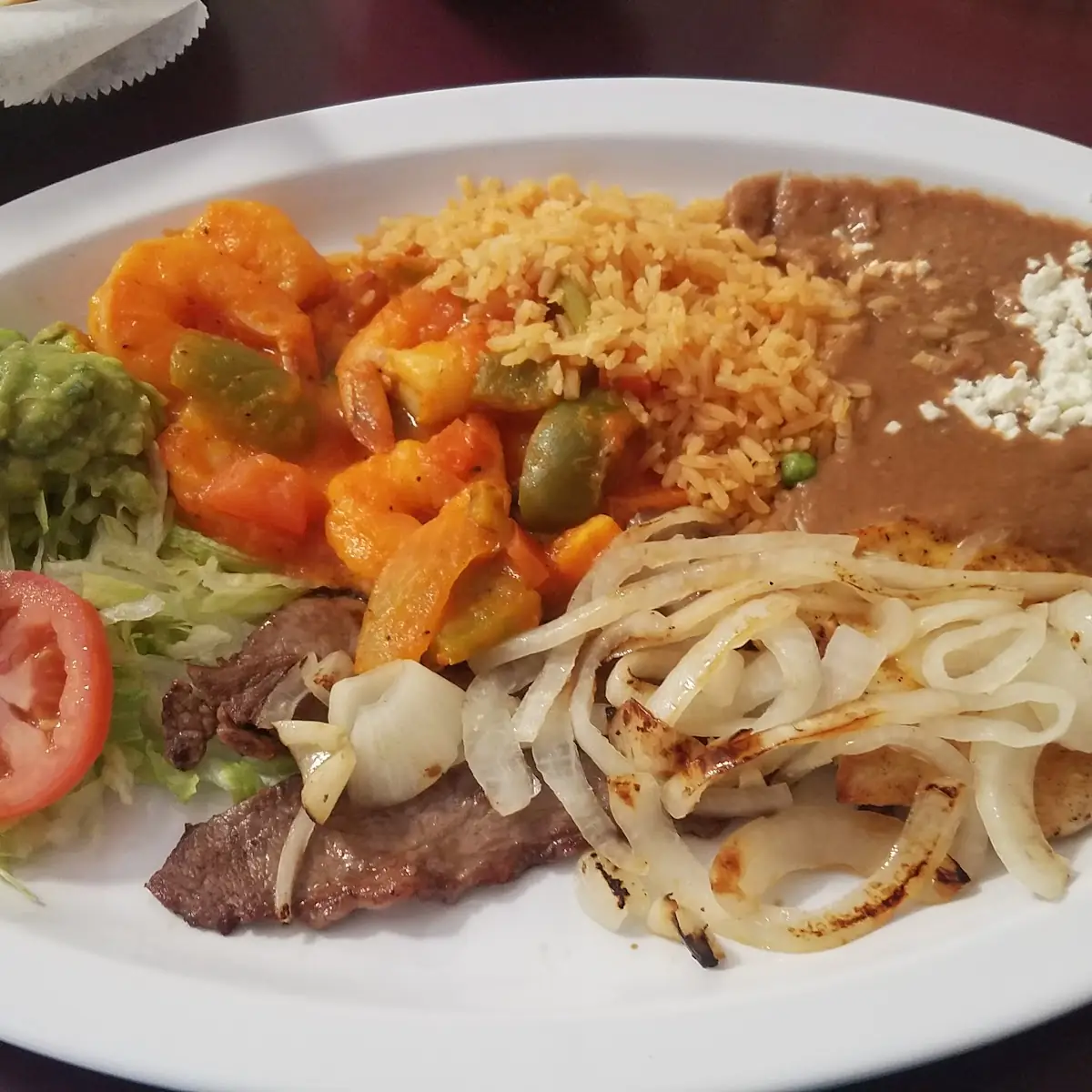 Steak Shrimp Chicken Rice
