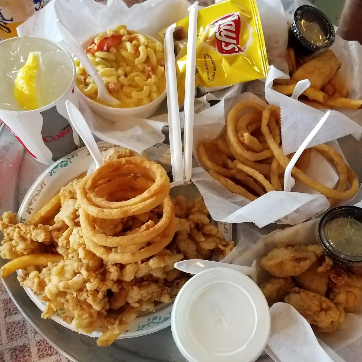 Fried Oysters Onion Rings