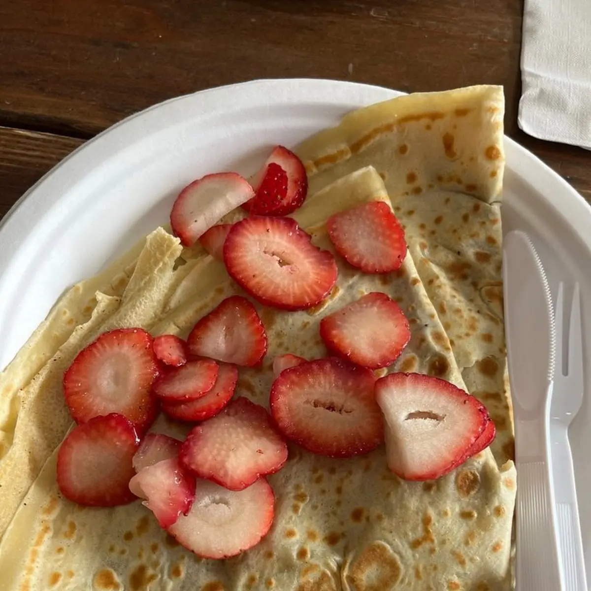 Strawberry Banana Nutella Crepe