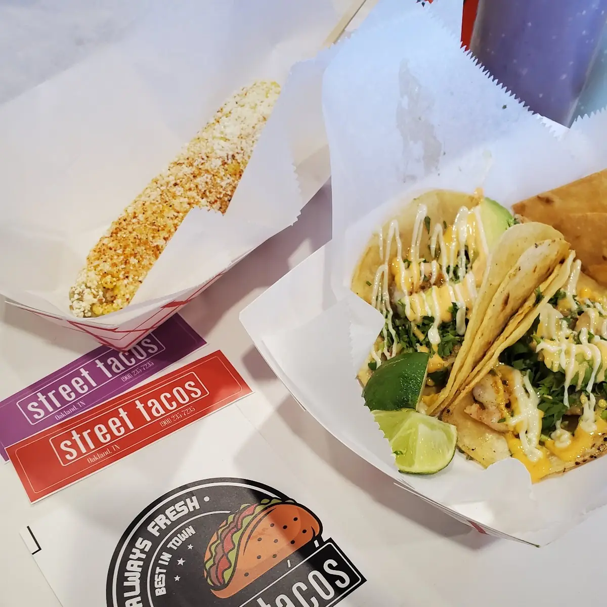 Mexican Corn & Shrimp Tacos