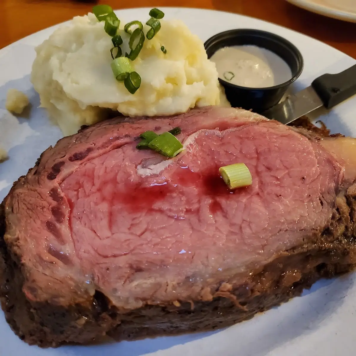 Prime Rib Baked Potato & Broccoli