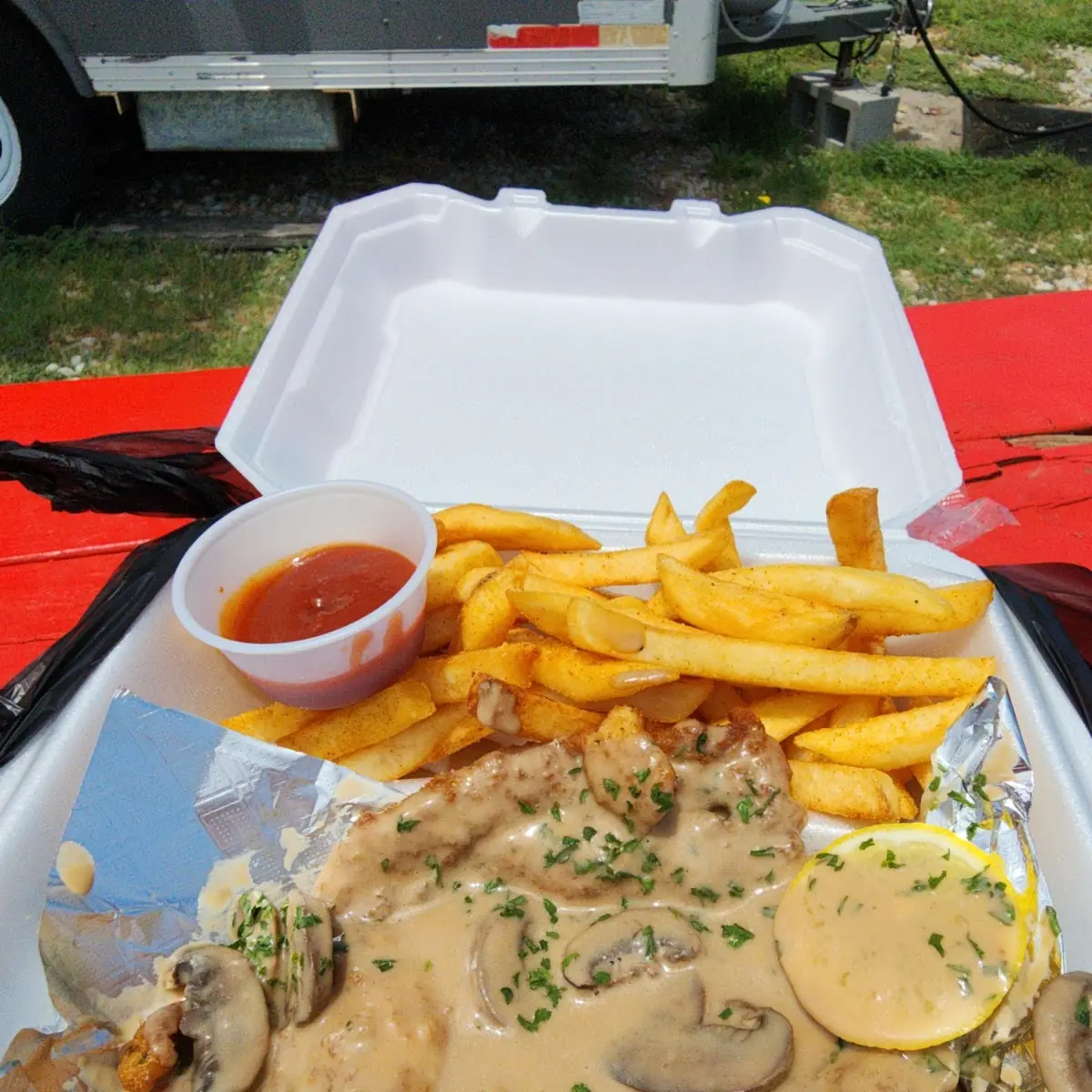 Rahm Und Jäger Schnitzel Plate
