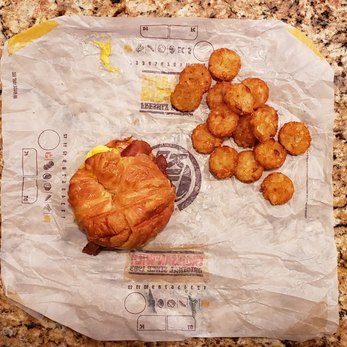 Bacon Egg and Cheese Croissant