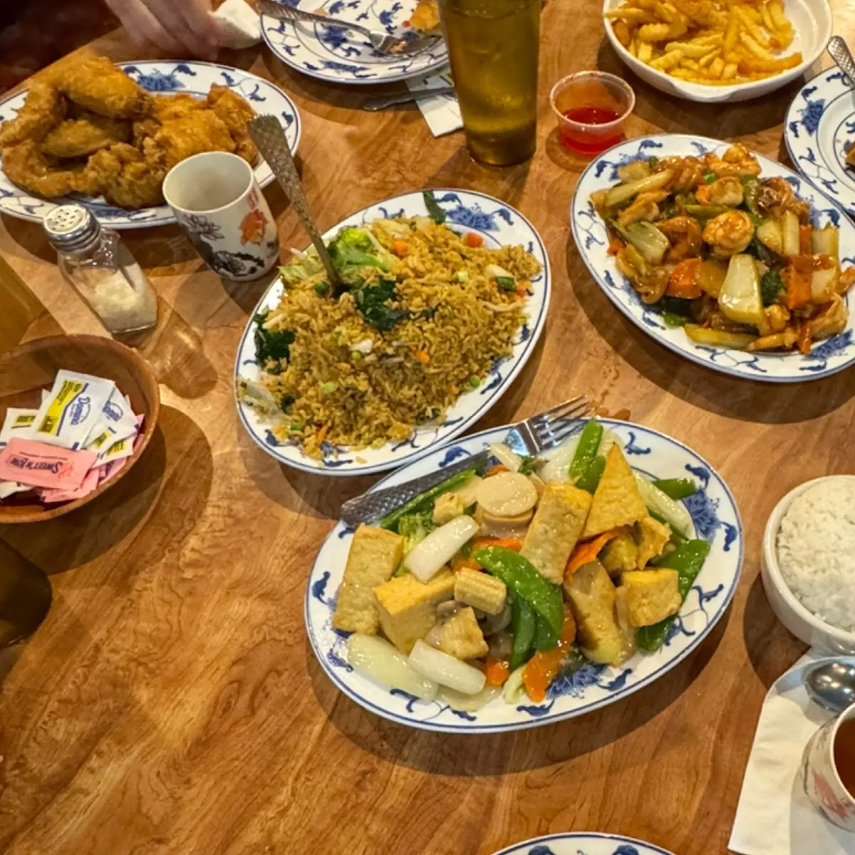 Fried Chicken and Shrimp
