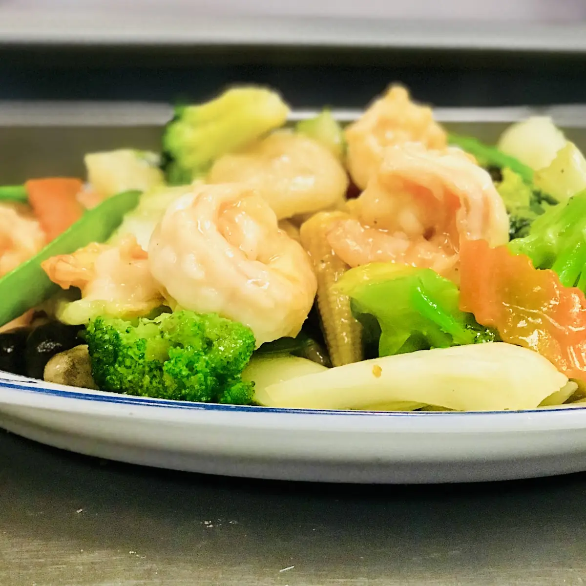 Shrimp with Mixed Chinese Vegetables