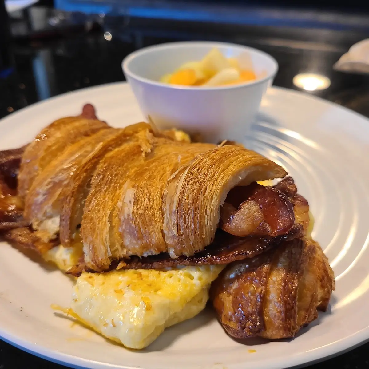 Bacon Egg and Cheese Croissant