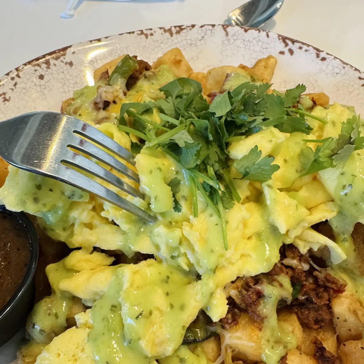Scrambled Eggs and Roasted Potatoes