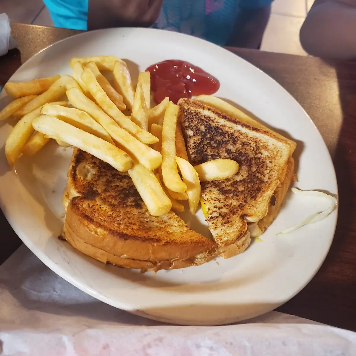 Grilled Cheese and Fries