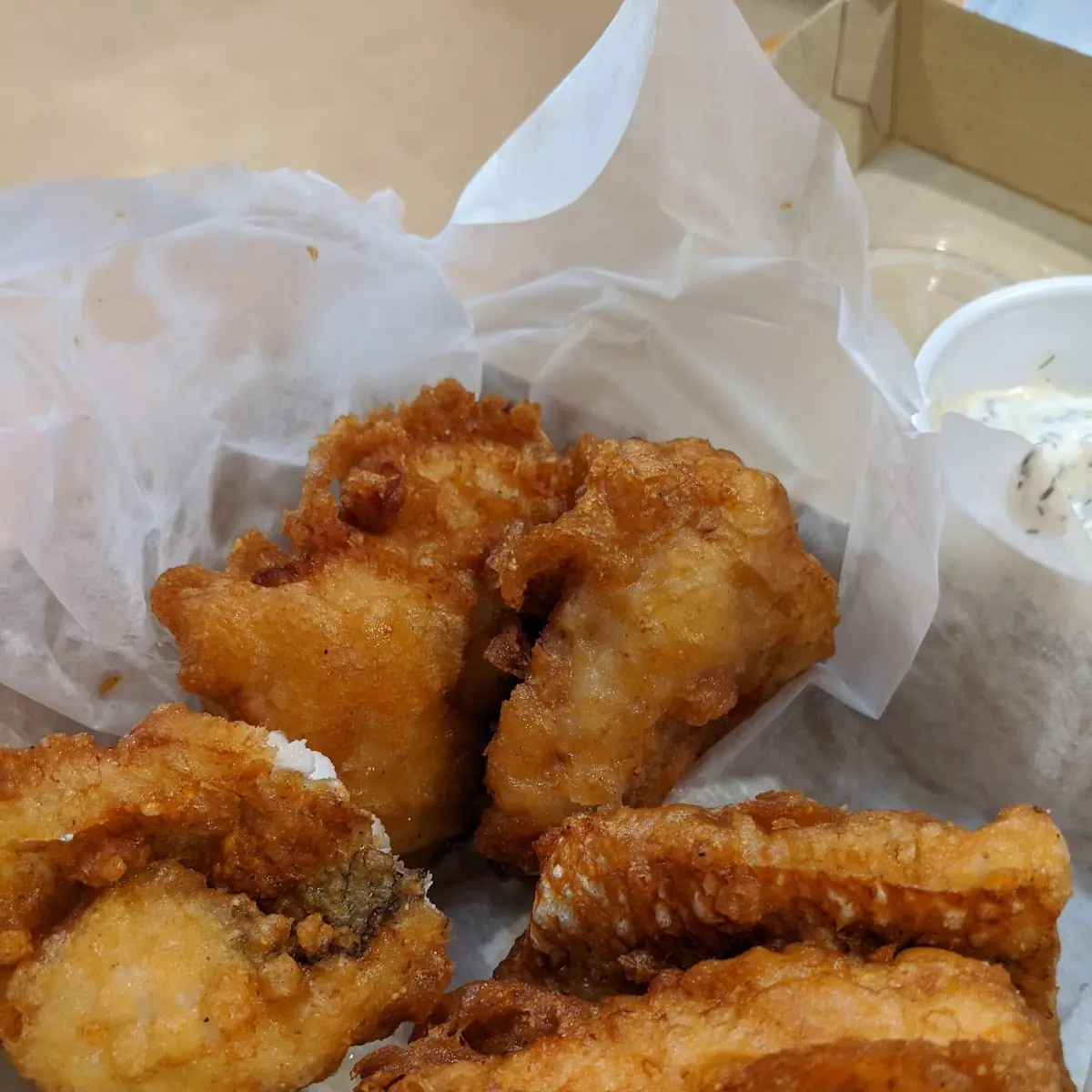 4 Piece White Fish and Chips
