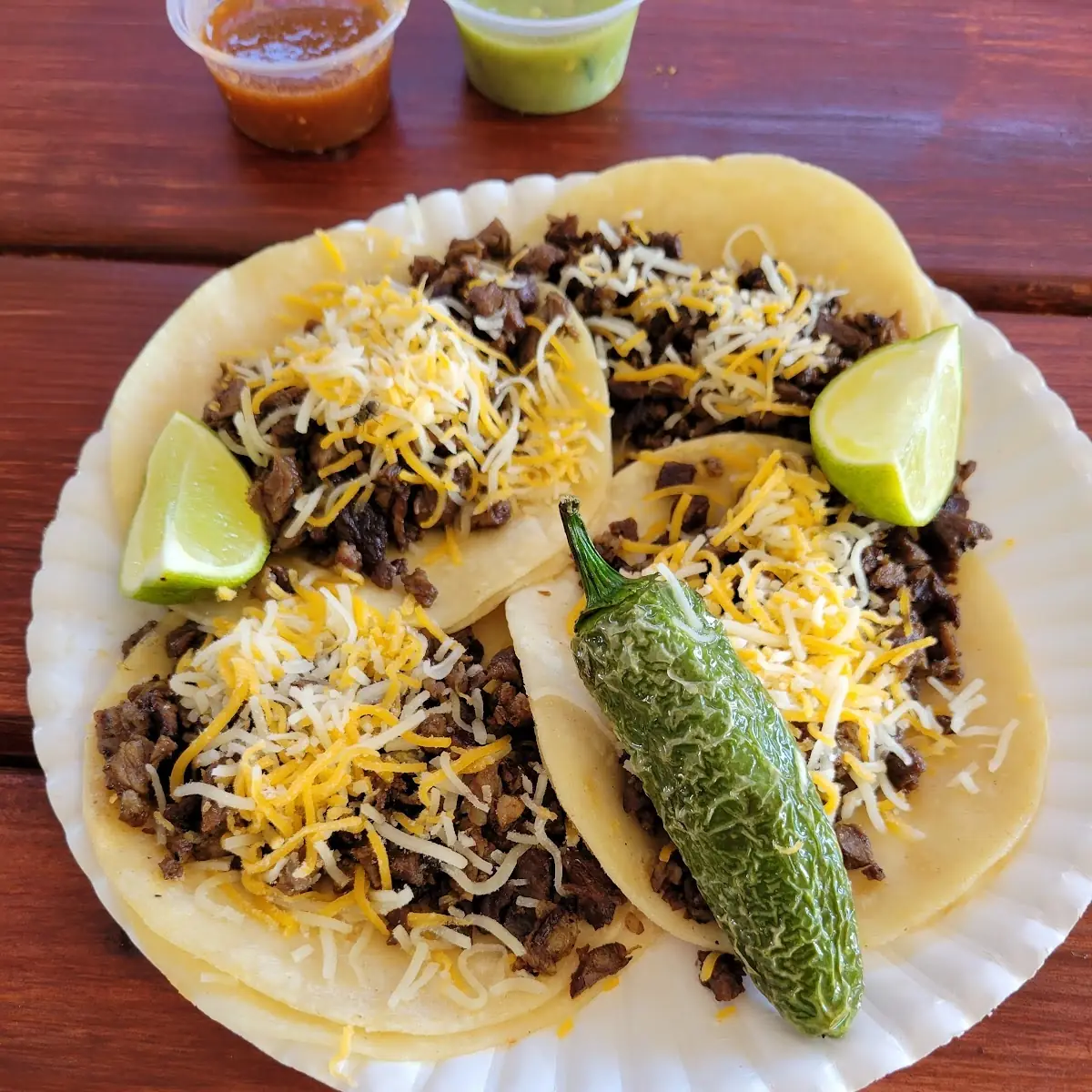 Tacos 2 Rice & Beans
