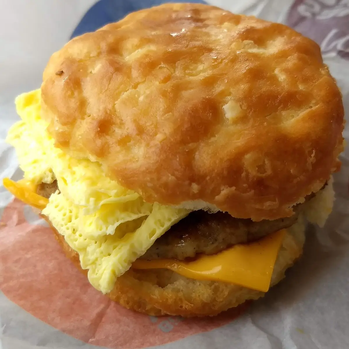 Sausage Egg and Cheese Biscuit