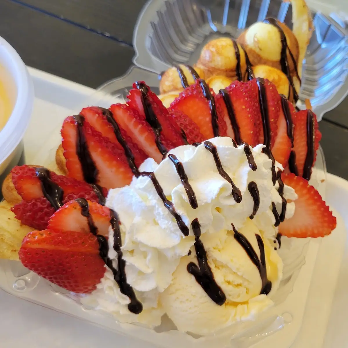 Bubble Waffle Classic Combo