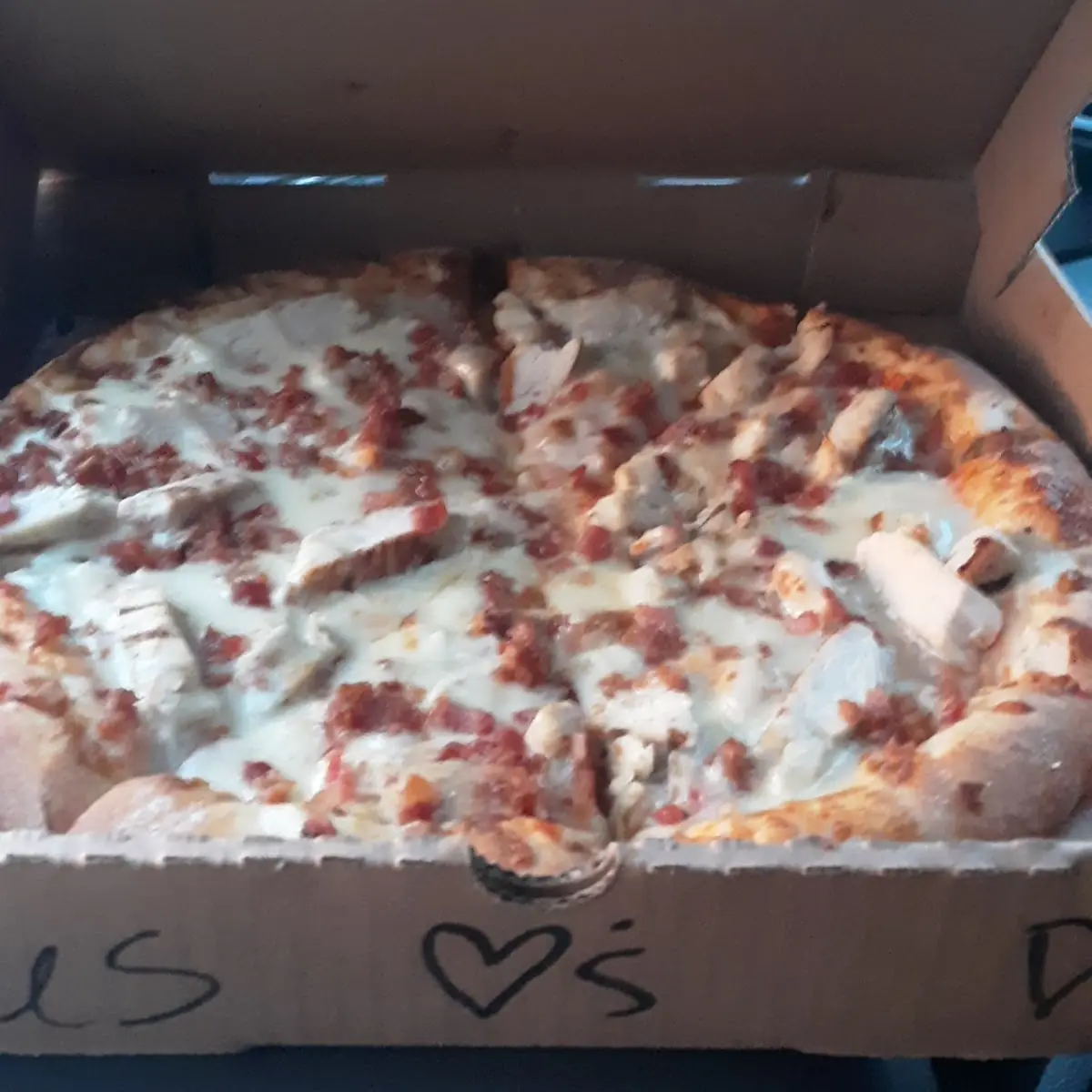 Chicken Bacon Ranch Pizza