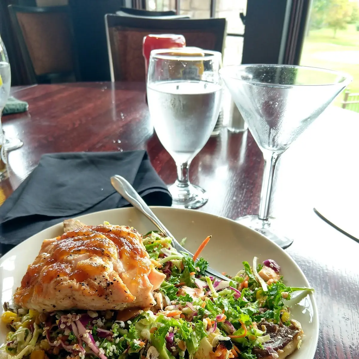 Glazed Salmon Salad