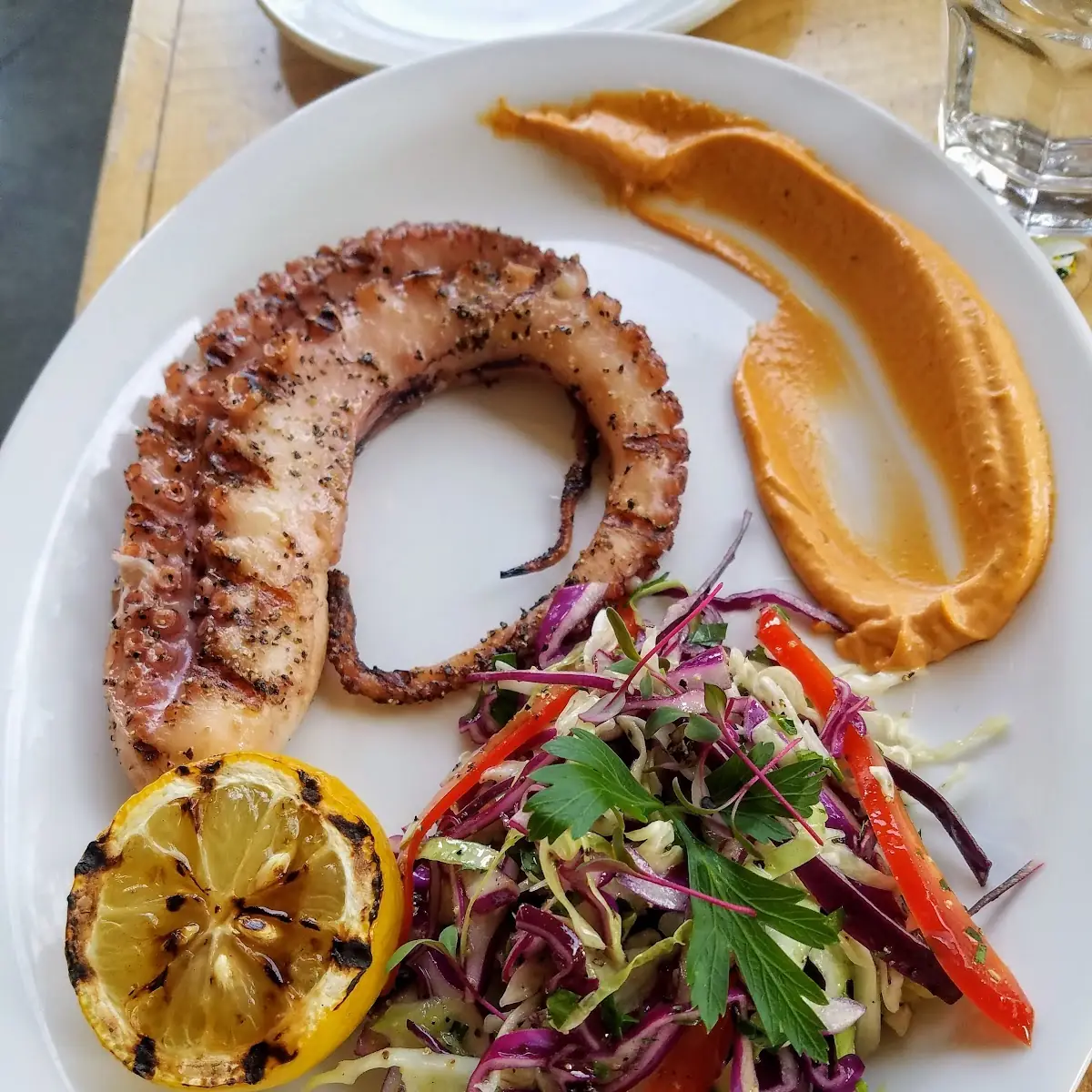 Grilled Octopus with Vegetable