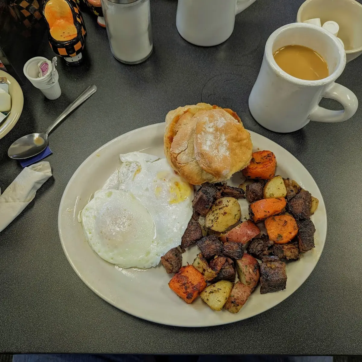Beef Short Rib Hash and Eggs