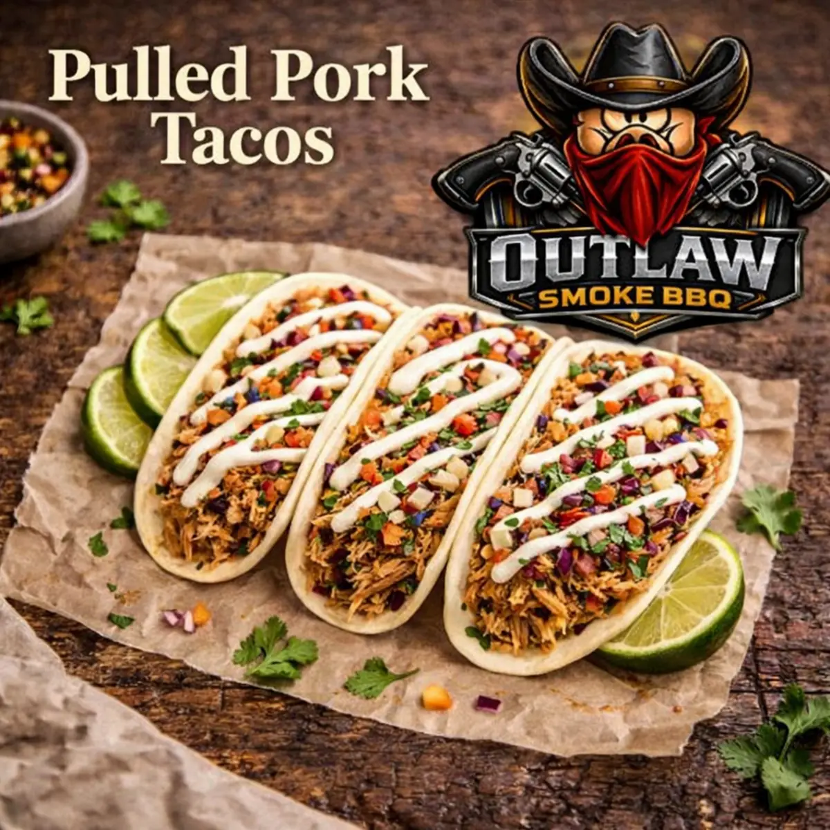 Pulled Pork Tacos x3