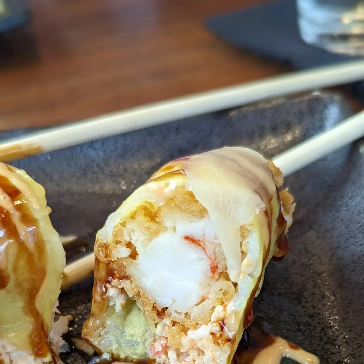 Tempura Lobster Roll and Valcano Roll