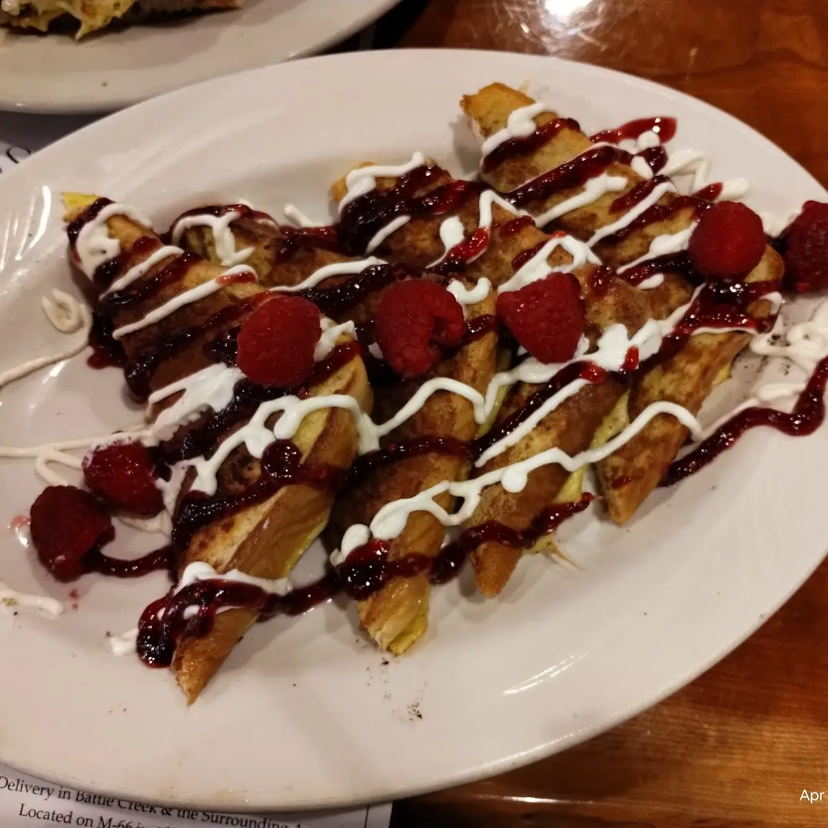Raspberry Cream Cheese French Toast