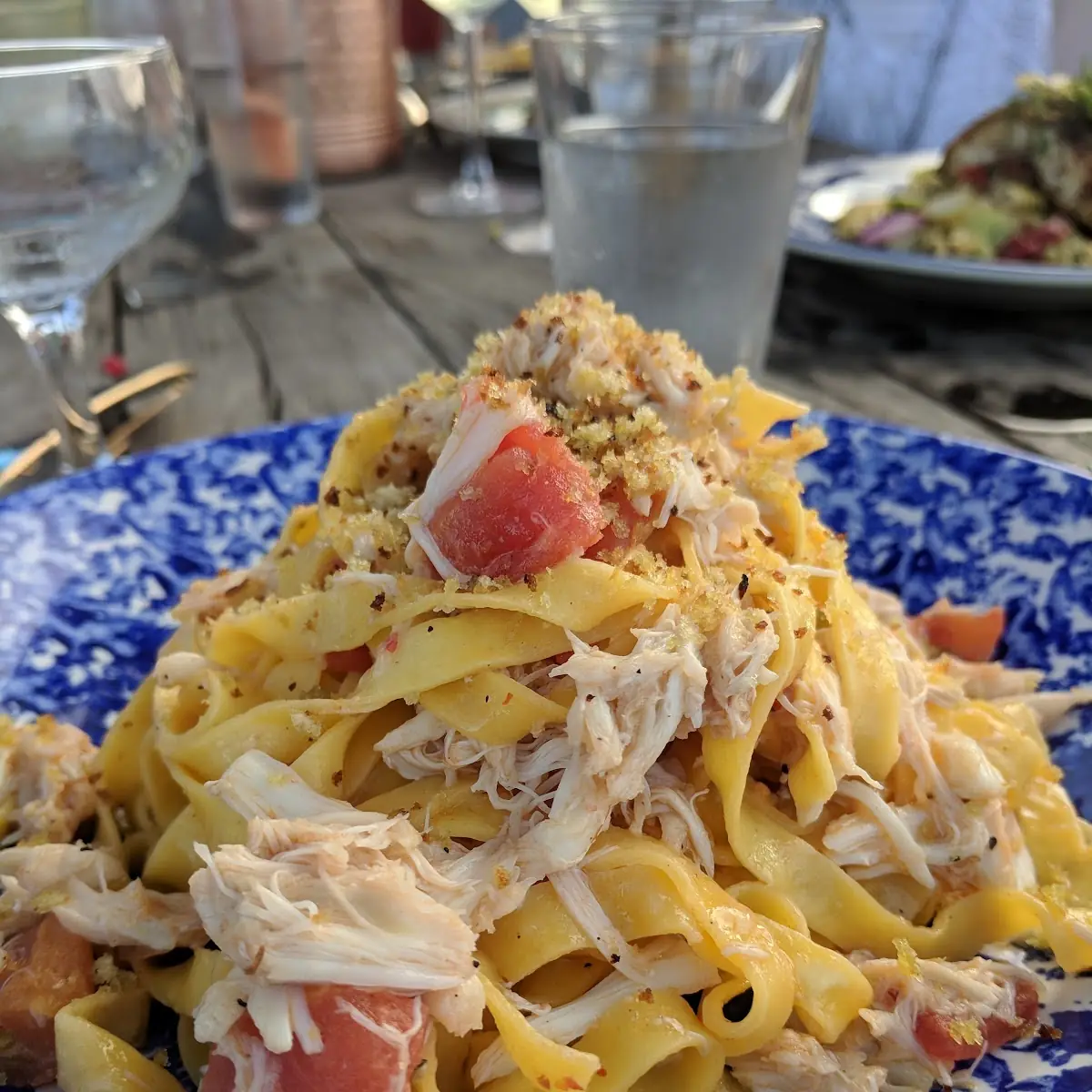 Blue Crab Claw Tagliatelle