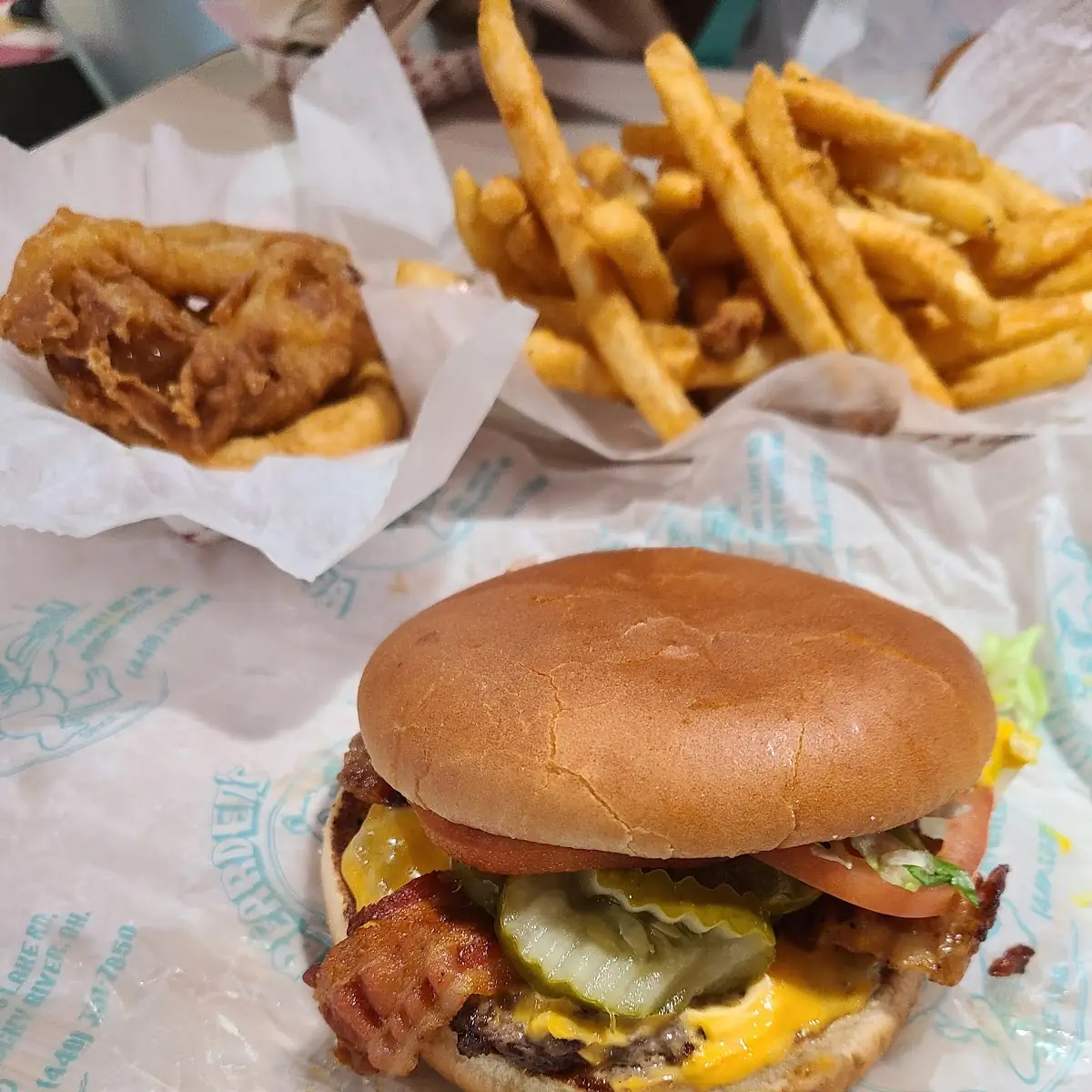 Bacon and Cheese Burger