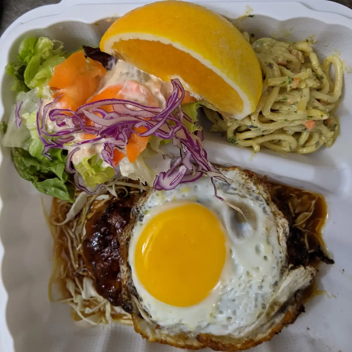 Hamburger Steak and Eggs