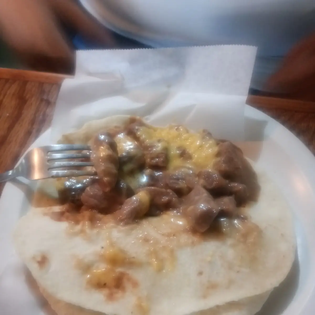 Carne Guisada with Cheese