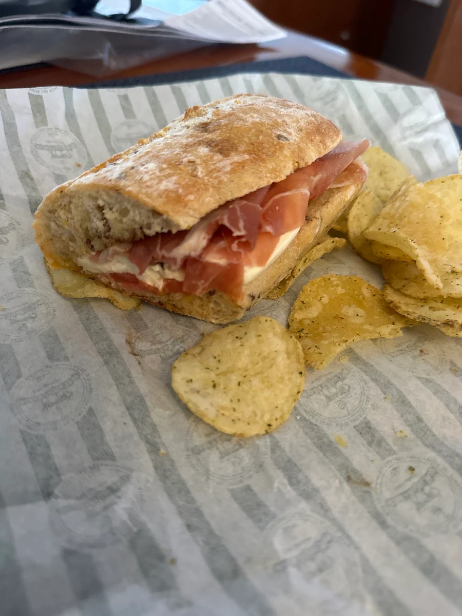 Prosciutto Mozzarella Sandwich