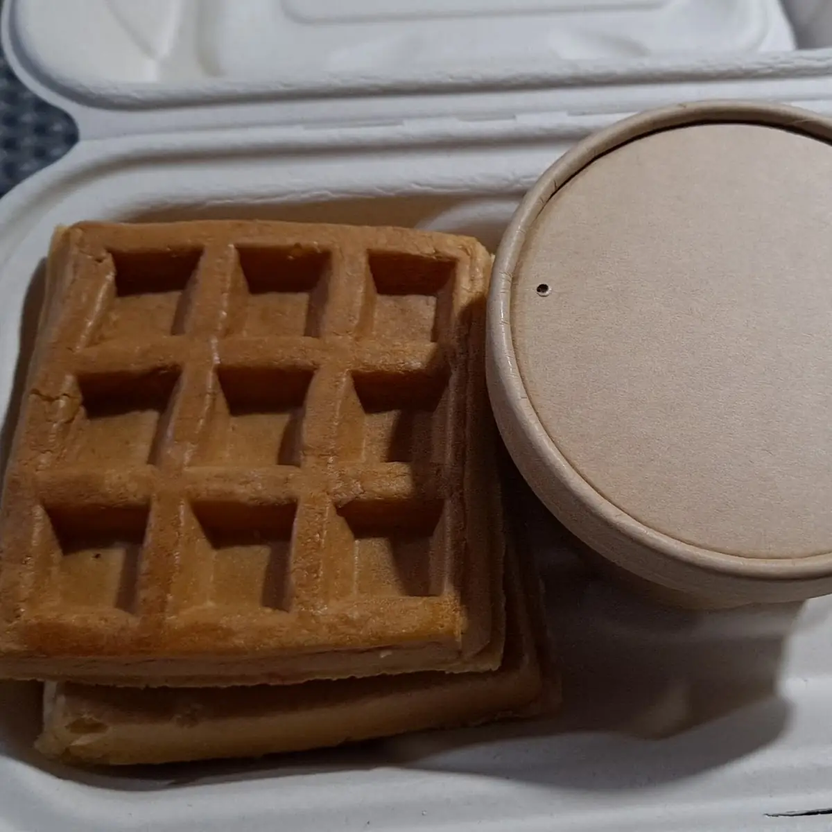 Waffles with Strawberries