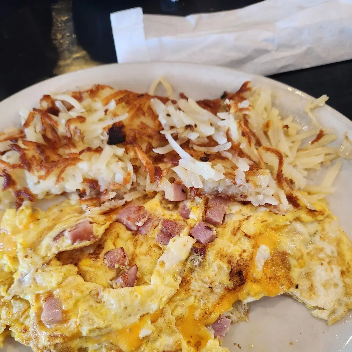 Ham and Cheese Omelette