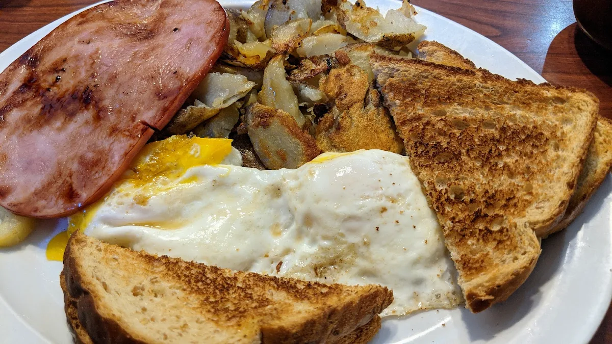 Old Fashioned Breakfast with Ham
