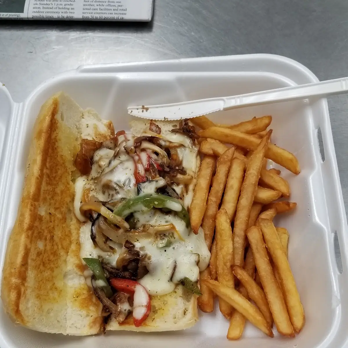 Philly Cheesesteak Sandwich