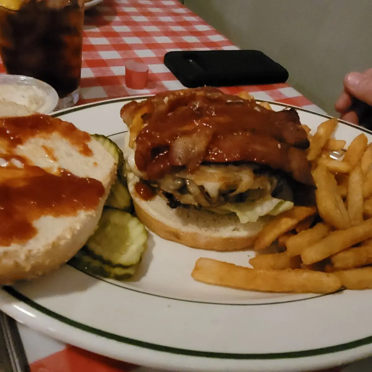 G J Double Bacon Cheese Burger