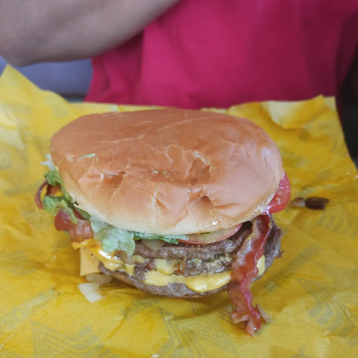 Triple Cheeseburger Meal